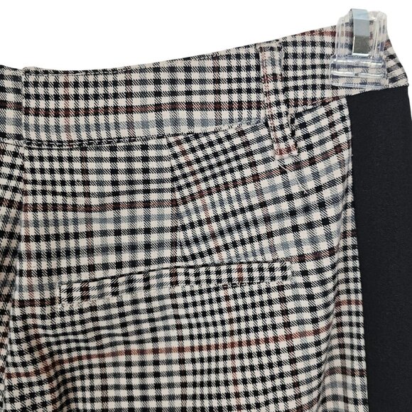 Womens Punk Casual Office Business Corpcore Fall Preppy Black/White Red Plaid 6 - Picture 9 of 13